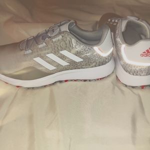 adidas Gray and White Athletic Shoes